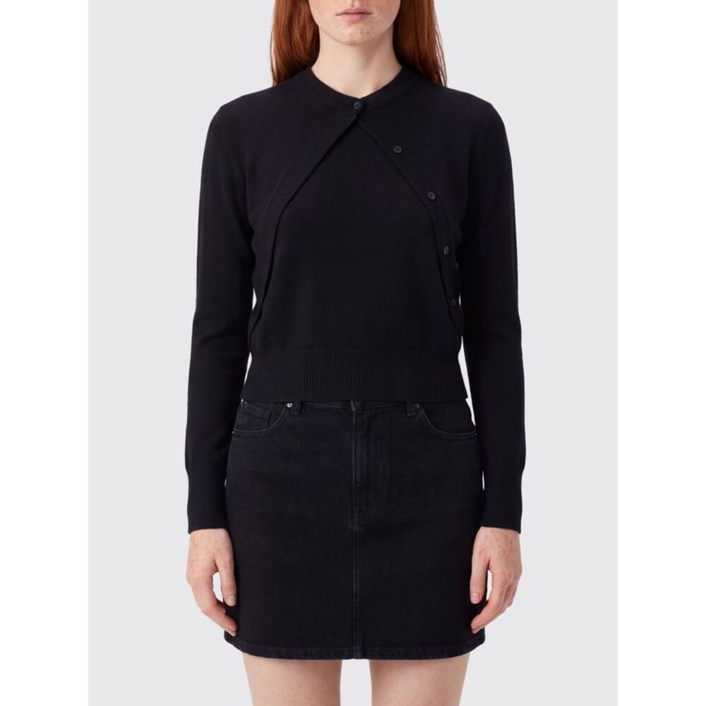 Pinko Women Pinko Pure Wool Crewneck Jumper With Long Sleeves And Ribbed Trim